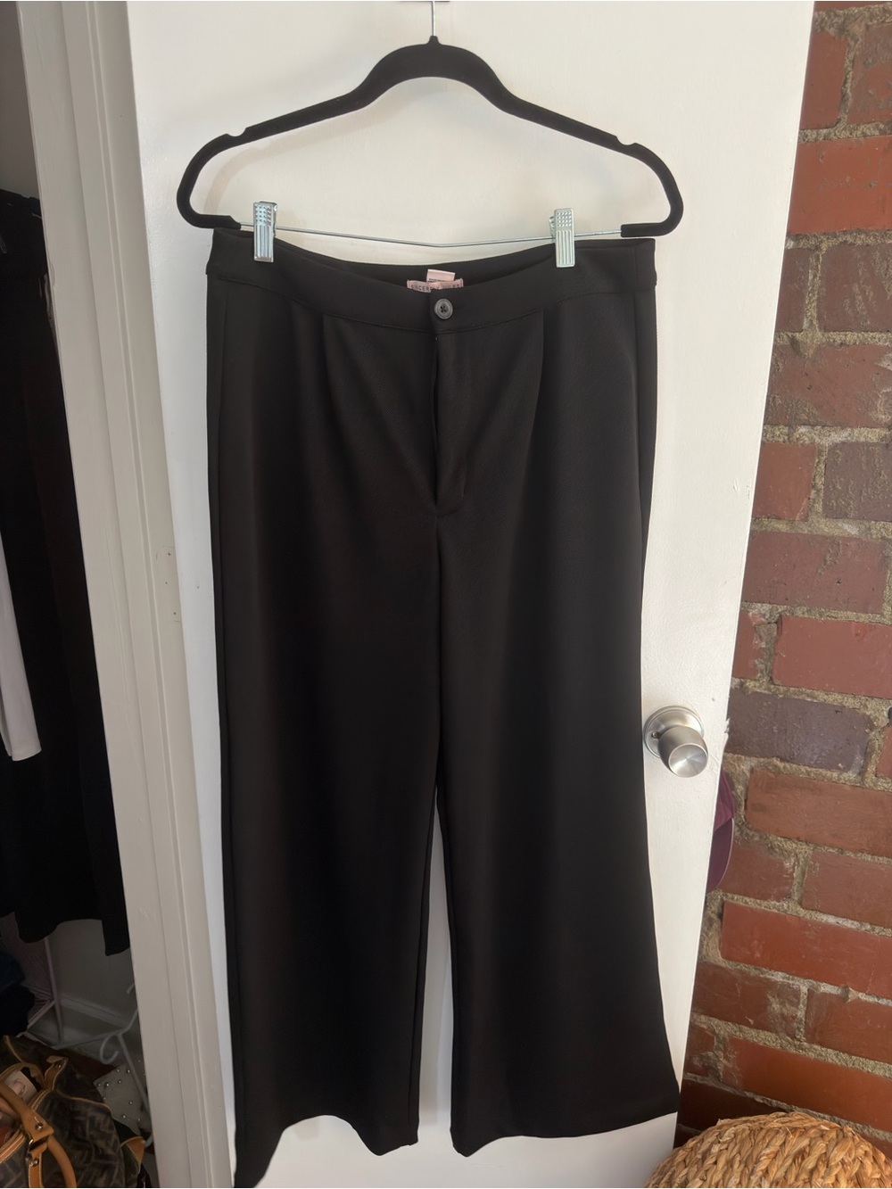 Sincerely Jules Black Wide-Leg Pants